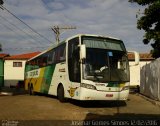 Empresa Gontijo de Transportes 12285 na cidade de Minas Novas, Minas Gerais, Brasil, por Josimar Gomes Simoes. ID da foto: :id.