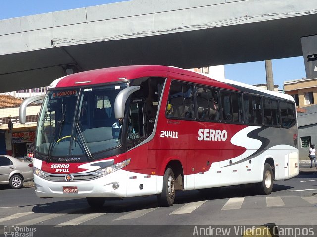 Viação Serro 24411 na cidade de Belo Horizonte, Minas Gerais, Brasil, por Andrew Campos. ID da foto: 3997983.