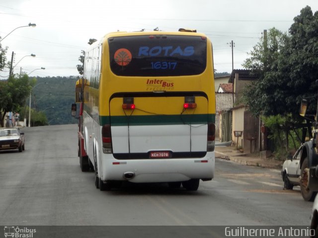 RodeRotas - Rotas de Viação do Triângulo 16317 na cidade de Corumbaíba, Goiás, Brasil, por Guilherme Antonio. ID da foto: 3997935.