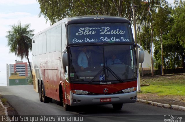 Expresso São Luiz 6810 na cidade de Cuiabá, Mato Grosso, Brasil, por Paulo Sergio Alves Venancio. Número da foto: #3997492.