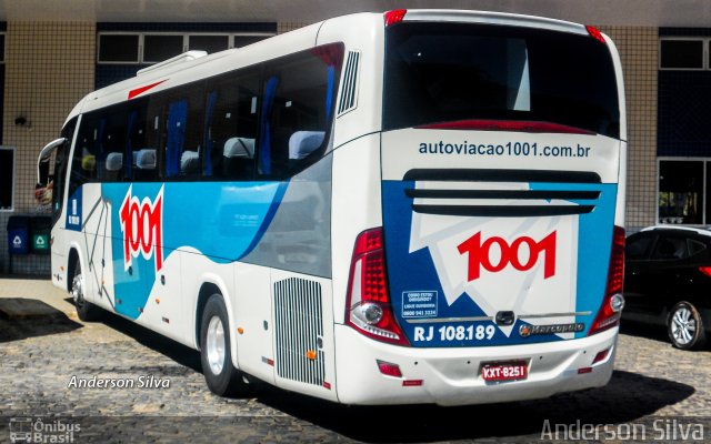 Auto Viação 1001 RJ 108.189 na cidade de Manhuaçu, Minas Gerais, Brasil, por Anderson Silva. Número da foto: #3996754.