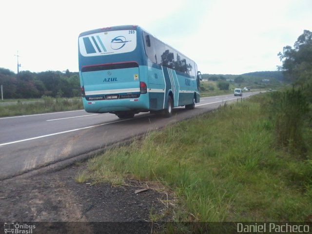 Expresso Azul 265 na cidade de Tabaí, Rio Grande do Sul, Brasil, por Daniel Pacheco. ID da foto: 3997399.