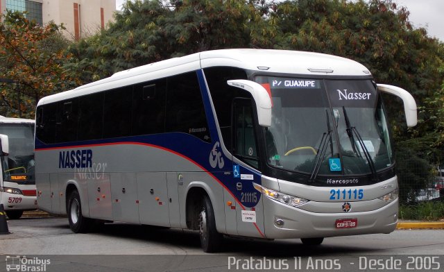 Viação Nasser 211115 na cidade de São Paulo, São Paulo, Brasil, por Cristiano Soares da Silva. Número da foto: #4000012.