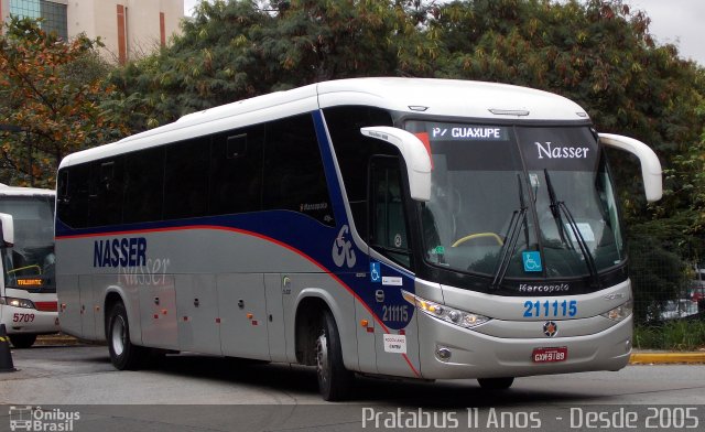 Viação Nasser 211115 na cidade de São Paulo, São Paulo, Brasil, por Cristiano Soares da Silva. ID da foto: 4000012.