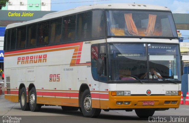 Viação Paraúna 905 na cidade de Goiânia, Goiás, Brasil, por Carlos Júnior. Número da foto: #4000135.