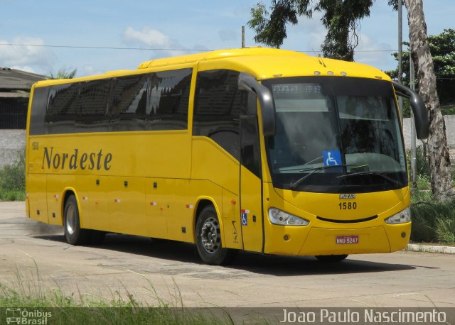 Viação Nordeste 1580 na cidade de Natal, Rio Grande do Norte, Brasil, por Joao Paulo Nascimento Silva. Número da foto: #4000526.