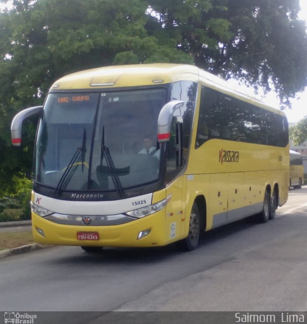 Kaissara - Viação Caiçara 15025 na cidade de Vitória, Espírito Santo, Brasil, por Saimom  Lima. ID da foto: 3999971.