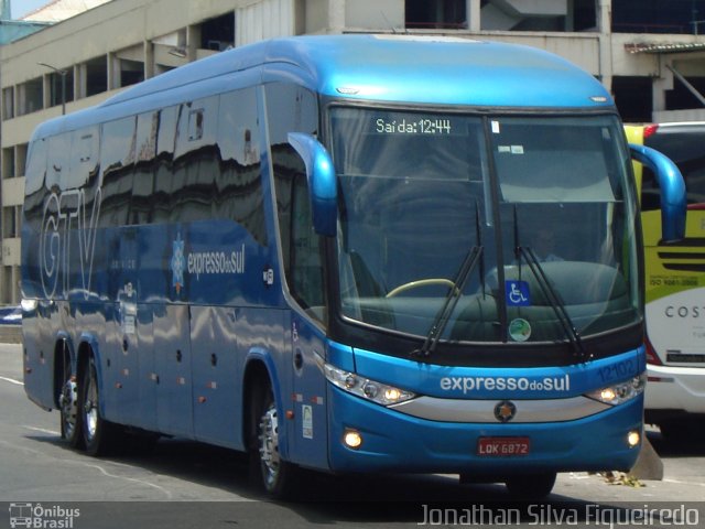 Expresso do Sul 12102 na cidade de Rio de Janeiro, Rio de Janeiro, Brasil, por Jonathan Silva Figueiredo. Número da foto: #4000196.