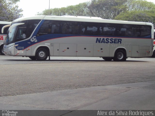 Viação Nasser 223115 na cidade de São Paulo, São Paulo, Brasil, por Alex da Silva Rodrigues. ID da foto: 3998553.