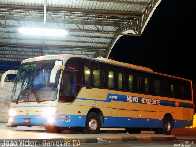 Viação Novo Horizonte 900411 na cidade de Barreiras, Bahia, Brasil, por João Victor. Número da foto: #4002771.
