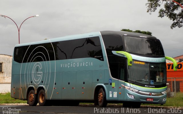Viação Garcia 8471 na cidade de Ourinhos, São Paulo, Brasil, por Cristiano Soares da Silva. Número da foto: #4002368.