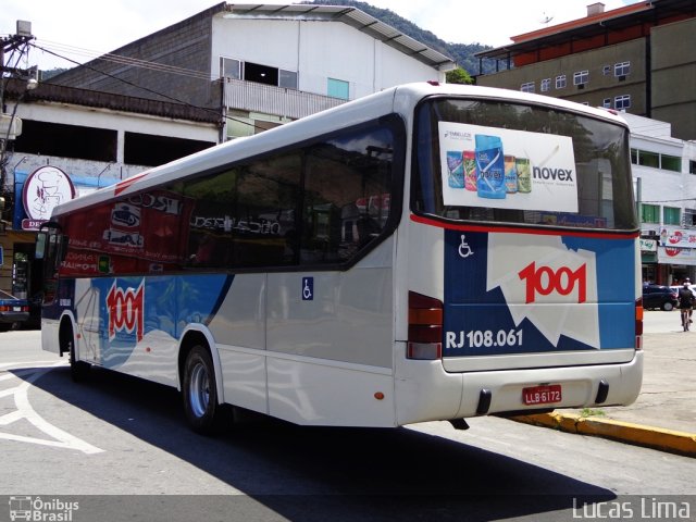 Auto Viação 1001 RJ 108.061 na cidade de Cachoeiras de Macacu, Rio de Janeiro, Brasil, por Lucas Lima. Número da foto: #4001647.