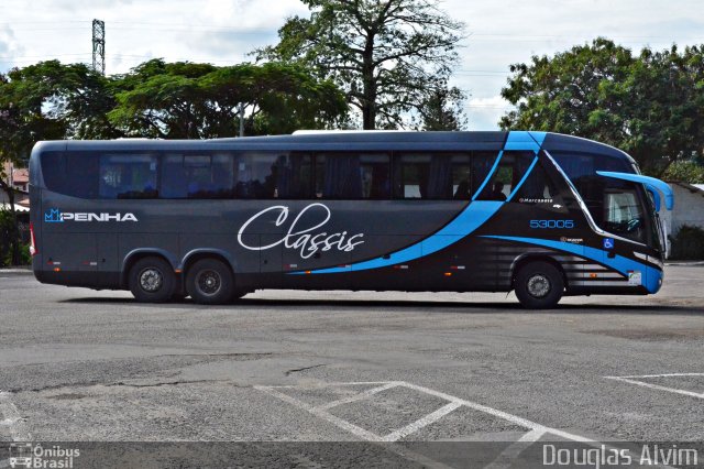 Empresa de Ônibus Nossa Senhora da Penha 53005 na cidade de Taubaté, São Paulo, Brasil, por Douglas Alvim. Número da foto: #4003406.