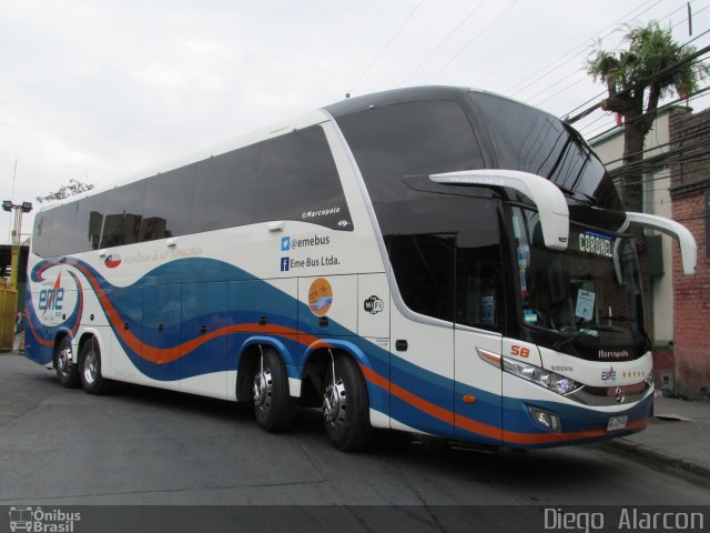 Pullman Eme Bus 58 na cidade de , por Diego  Alarcon. ID da foto: 4003284.