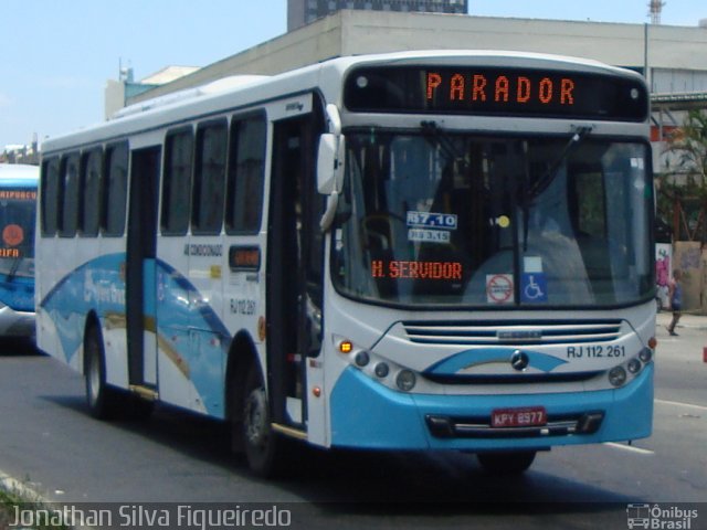 Auto Viação Vera Cruz - Belford Roxo RJ 112.261 na cidade de Rio de Janeiro, Rio de Janeiro, Brasil, por Jonathan Silva Figueiredo. ID da foto: 4003794.