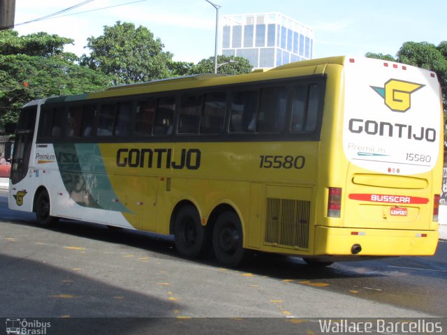 Empresa Gontijo de Transportes 15580 na cidade de Rio de Janeiro, Rio de Janeiro, Brasil, por Wallace Barcellos. ID da foto: 4003807.