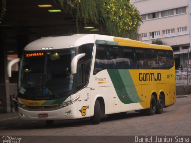Empresa Gontijo de Transportes 18570 na cidade de Belo Horizonte, Minas Gerais, Brasil, por Daniel Junior Sena. Número da foto: #4006122.