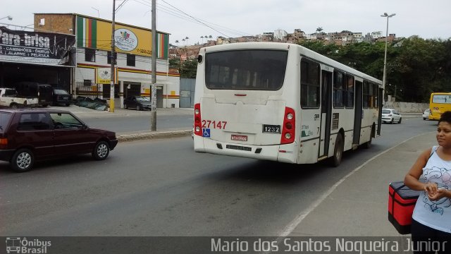 OT Trans - Ótima Salvador Transportes 27147 na cidade de Salvador, Bahia, Brasil, por Mario dos Santos Nogueira Junior. ID da foto: 4005317.