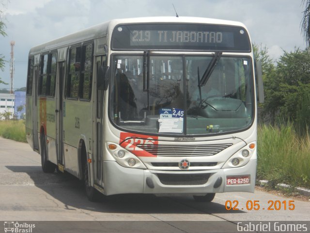 Borborema Imperial Transportes 226 na cidade de Recife, Pernambuco, Brasil, por Gabriel  Gomes. ID da foto: 4006416.