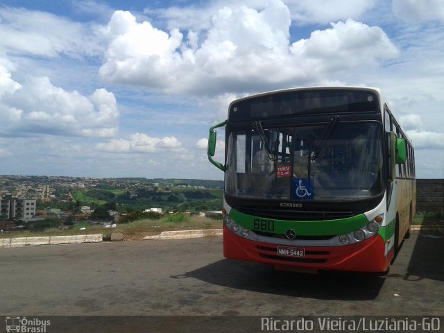 TRANSCOLUZ - Transporte Coletivo de Luziânia 680 na cidade de Luziânia, Goiás, Brasil, por Ricardo Vieira. ID da foto: 4006796.