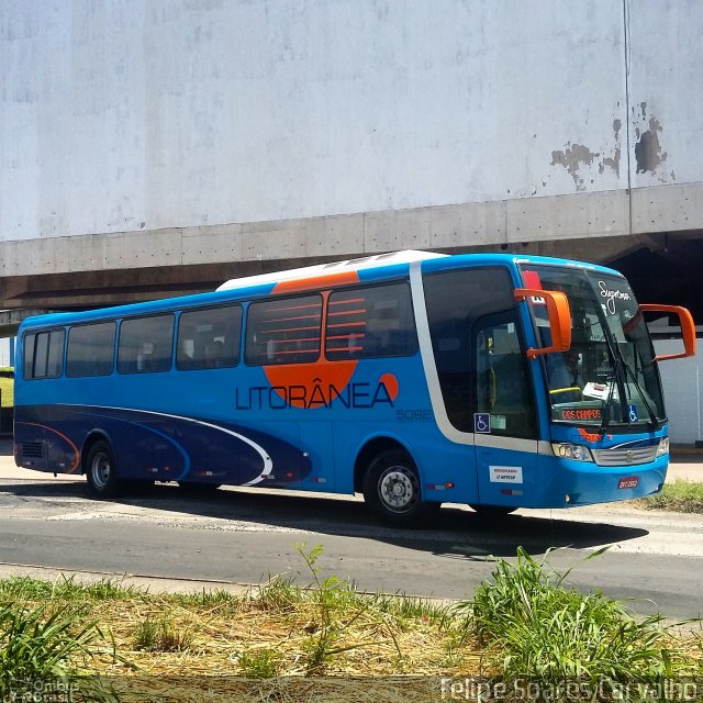 Litorânea Transportes Coletivos 5092 na cidade de Campinas, São Paulo, Brasil, por Felipe Soares Carvalho. ID da foto: 4005745.