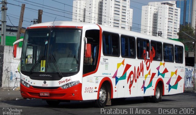 Play Bus Turismo 3070 na cidade de São Paulo, São Paulo, Brasil, por Cristiano Soares da Silva. Número da foto: #4006427.