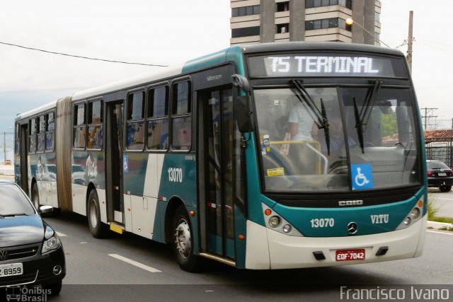 VITU - Viação Itu 13070 na cidade de Itu, São Paulo, Brasil, por Francisco Ivano. ID da foto: 4007020.