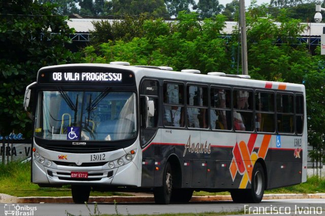 Viação Avante 13012 na cidade de Itu, São Paulo, Brasil, por Francisco Ivano. Número da foto: #4007431.
