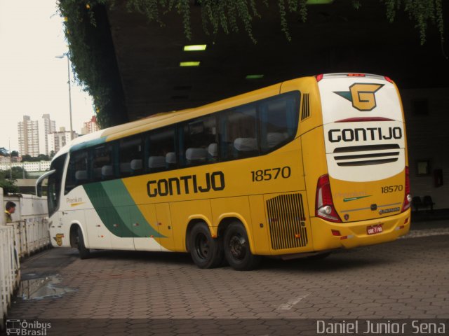 Empresa Gontijo de Transportes 18570 na cidade de Belo Horizonte, Minas Gerais, Brasil, por Daniel Junior Sena. Número da foto: #4006127.