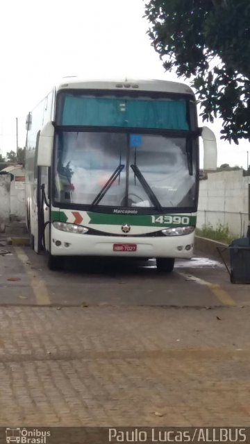 Empresa Gontijo de Transportes 14390 na cidade de Messias, Alagoas, Brasil, por Paulo Lucas. Número da foto: #4005719.
