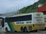 Empresa Gontijo de Transportes 15240 na cidade de João Monlevade, Minas Gerais, Brasil, por Joase Batista da Silva. ID da foto: :id.