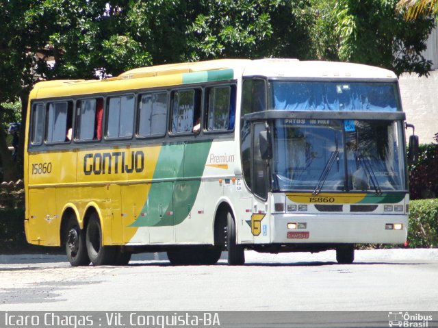 Empresa Gontijo de Transportes 15860 na cidade de Vitória da Conquista, Bahia, Brasil, por Ícaro Chagas. ID da foto: 3966157.