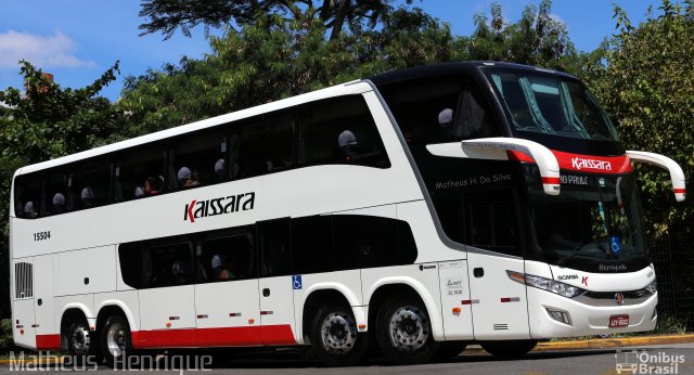 Kaissara - Viação Caiçara 15504 na cidade de São Paulo, São Paulo, Brasil, por Matheus Henrique. Número da foto: #4009021.