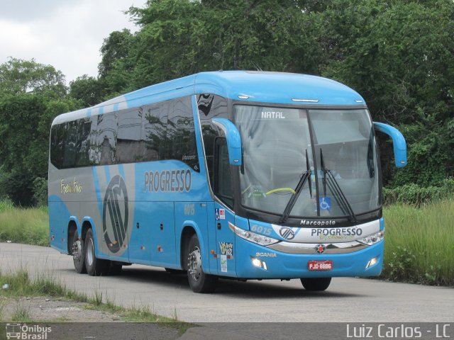 Auto Viação Progresso 6015 na cidade de Recife, Pernambuco, Brasil, por Luiz Carlos de Santana. Número da foto: #4008986.