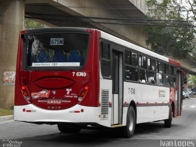 Viação Gatusa Transportes Urbanos 7 6749 na cidade de São Paulo, São Paulo, Brasil, por Ivan da Silva Lopes. Número da foto: #4009662.