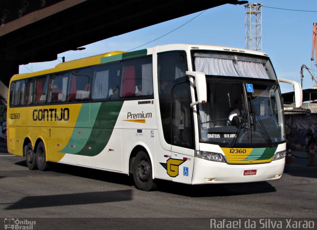 Empresa Gontijo de Transportes 12360 na cidade de Rio de Janeiro, Rio de Janeiro, Brasil, por Rafael da Silva Xarão. ID da foto: 4009383.