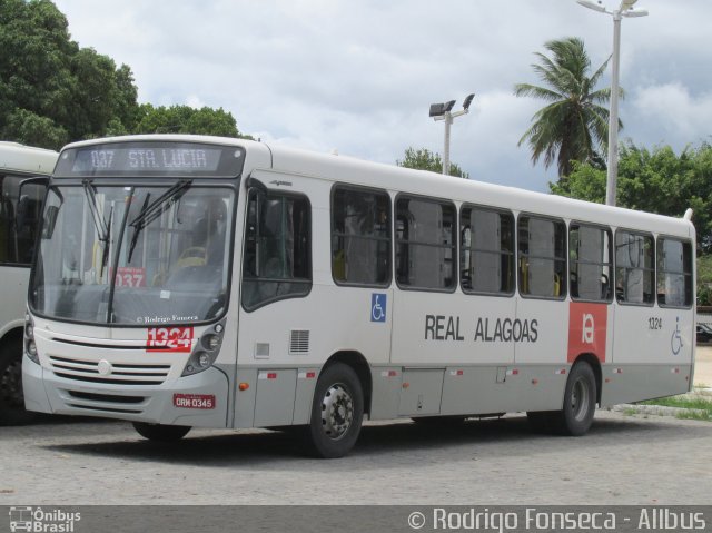 Real Alagoas de Viação 1324 na cidade de Maceió, Alagoas, Brasil, por Rodrigo Fonseca. Número da foto: #4009321.