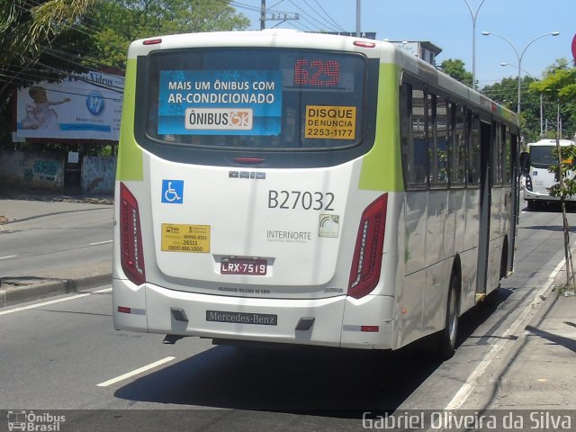Caprichosa Auto Ônibus B27032 na cidade de Rio de Janeiro, Rio de Janeiro, Brasil, por Gabriel Oliveira da Silva. Número da foto: #4010804.