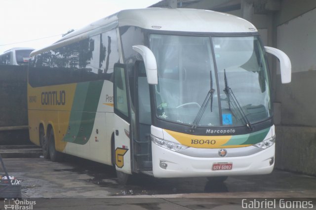 Empresa Gontijo de Transportes 18040 na cidade de Recife, Pernambuco, Brasil, por Gabriel  Gomes. Número da foto: #4011067.