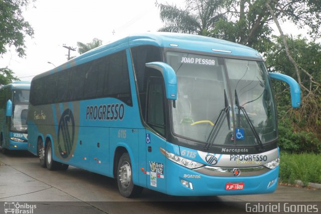 Auto Viação Progresso 6115 na cidade de Recife, Pernambuco, Brasil, por Gabriel  Gomes. Número da foto: #4011045.