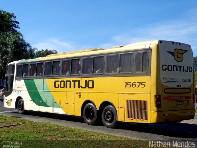 Empresa Gontijo de Transportes 15675 na cidade de Viana, Espírito Santo, Brasil, por Nathan Mendes. ID da foto: 4010568.