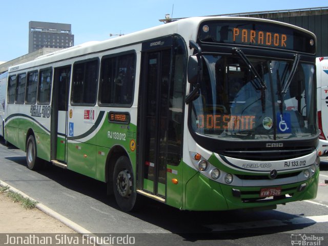 Expresso Real Rio RJ 133.012 na cidade de Rio de Janeiro, Rio de Janeiro, Brasil, por Jonathan Silva Figueiredo. Número da foto: #4013391.