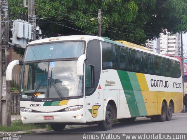 Empresa Gontijo de Transportes 17200 na cidade de Fortaleza, Ceará, Brasil, por Amós  Mattos. Número da foto: #4013810.