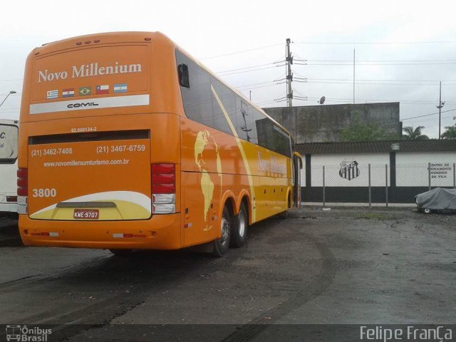 Novo Millenium Turismo 3800 na cidade de Santos, São Paulo, Brasil, por Felipe França. Número da foto: #4014332.