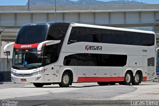 Kaissara - Viação Caiçara 15505 na cidade de Rio de Janeiro, Rio de Janeiro, Brasil, por Lucas Lima. Número da foto: #4013794.