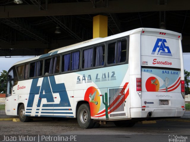 Empresa de Transportes São Luiz 6210 na cidade de Petrolina, Pernambuco, Brasil, por João Victor. ID da foto: 4013607.