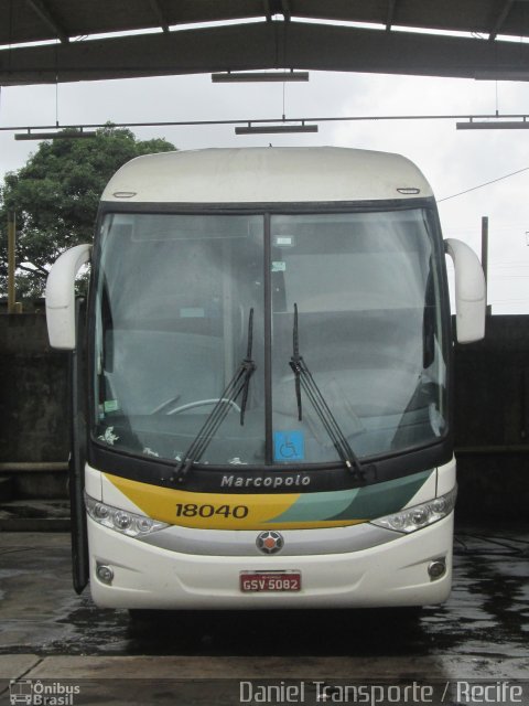 Empresa Gontijo de Transportes 18040 na cidade de Recife, Pernambuco, Brasil, por Daniel  Julio. Número da foto: #4012973.