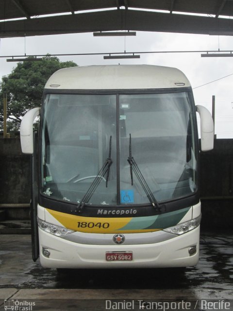 Empresa Gontijo de Transportes 18040 na cidade de Recife, Pernambuco, Brasil, por Daniel  Julio. ID da foto: 4012973.