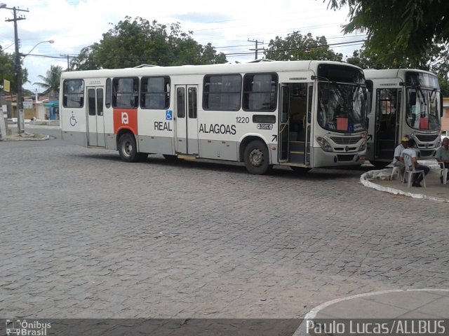 Real Alagoas de Viação 1220 na cidade de Maceió, Alagoas, Brasil, por Paulo Lucas. ID da foto: 4011775.