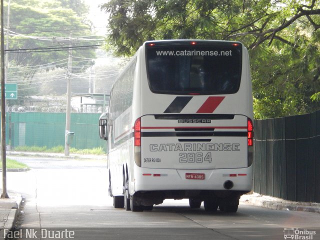 Auto Viação Catarinense 2864 na cidade de São Paulo, São Paulo, Brasil, por Raphael José da Silva. Número da foto: #4013209.